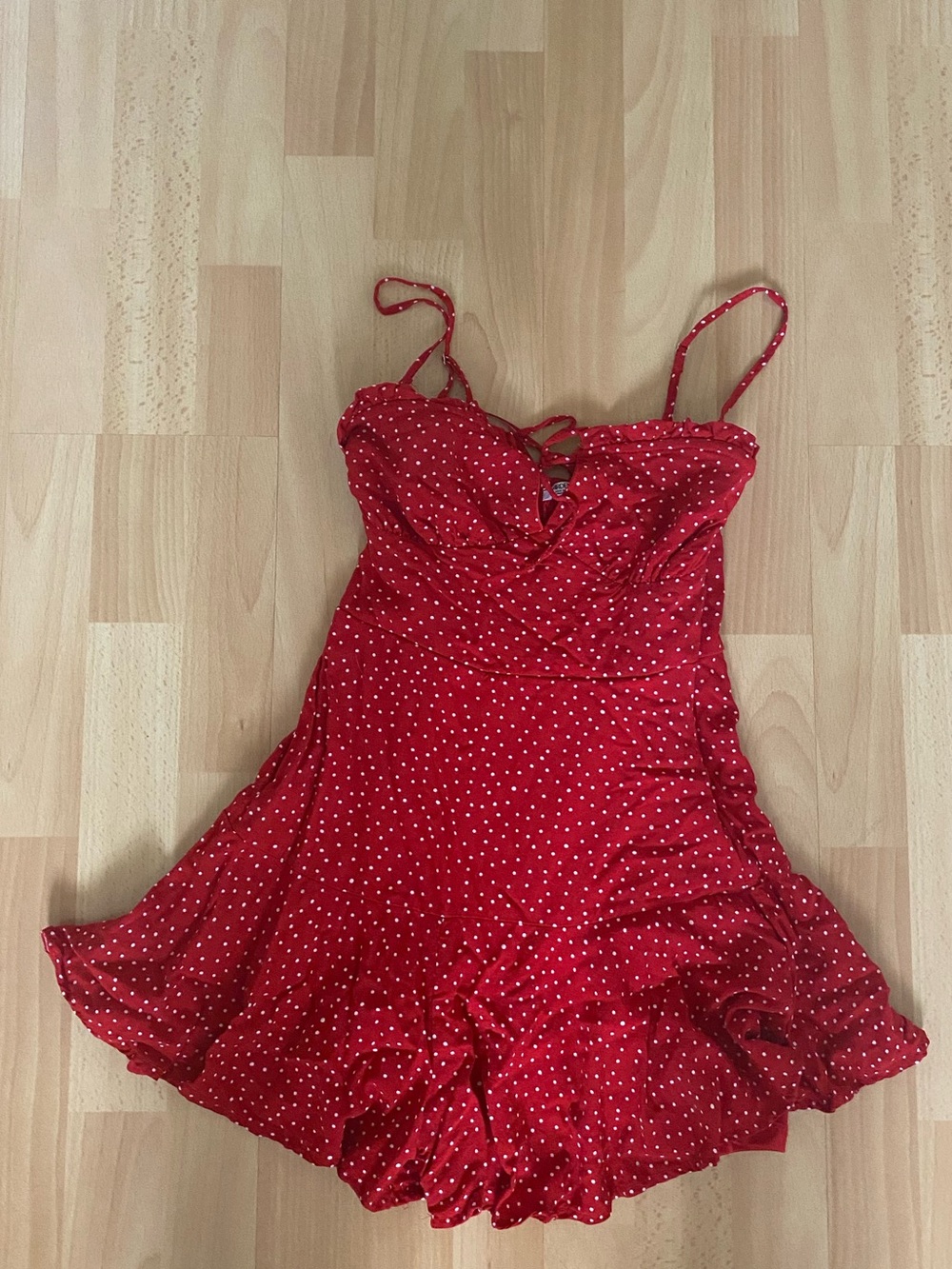 Ardene Red Polka Dot Romper